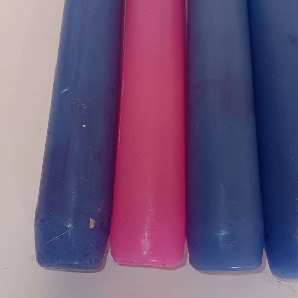 Oddity Inc Advent Taper Candles Purple & Pink 10" Candles - Picture 6 of 7